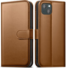 Handyhülle für iPhone 15 mit Panzer Schutz Glas und RFID Blocker