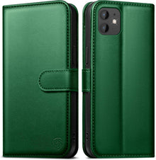 iPhone 12/12 Pro Klapphülle RFID Blocker Stoßfeste Handyhülle