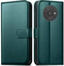 Handyhülle Xiaomi Redmi A3 Schutzhülle Grün Panzer Glas RFID