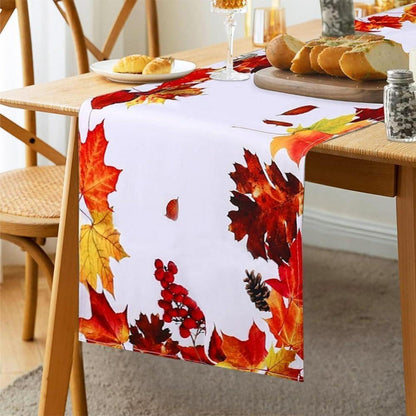 Herbst Tischläufer Ahornblatt 180x40 cm