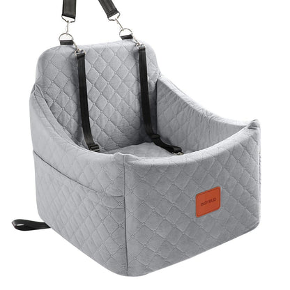 Hunde Autositz grau mittel – Waschbar & Sicher