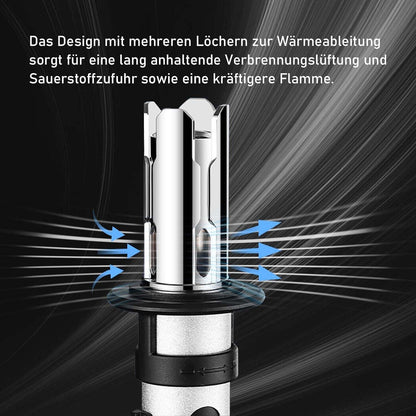 Verstellbares Küchenfeuerzeug mit roter Flamme – Perfektes Geschenk!