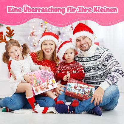 Pink Rubber Ducks Adventskalender 2024 Mädchen Badespielzeug