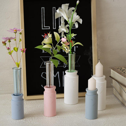 3x Mini Vase Silikonform für Kerzen & Epoxidharz