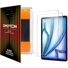 OMOTON iPad Air 11 Zoll M2 Schutzfolie Glas 2 Stück 9H