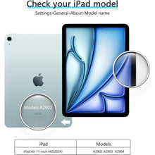 OMOTON iPad Air 11 Zoll M2 Schutzfolie Glas 2 Stück 9H