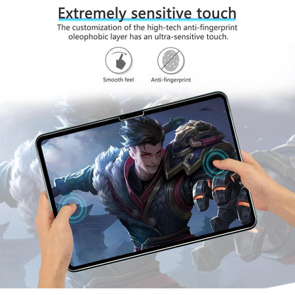 OMOTON iPad Air 11 Zoll M2 Schutzfolie Glas 2 Stück 9H