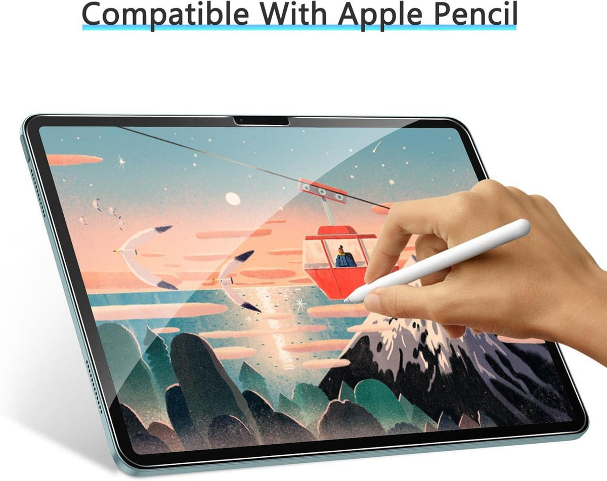 Schutzfolie für iPad Air 11 Zoll M2 2024 Panzer Schutzglas 2 Stück Anti-Bläschen