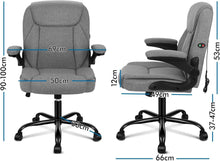 ALFORDSON Ergonomischer Massage BüRostuhl Mid Back