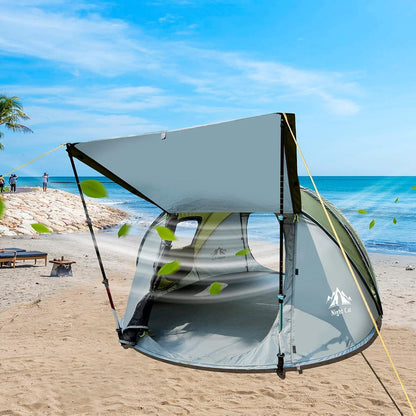 Night Cat Pop Up Zelt 2-4 Personen Wasserdicht atmungsaktiv