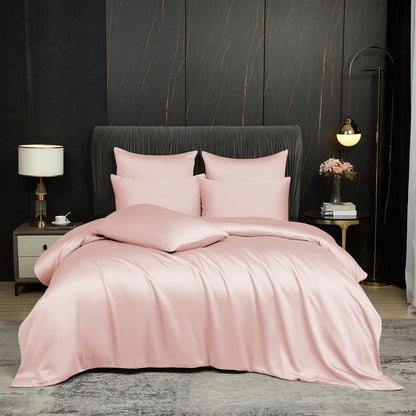 Bambus Bettwäsche Set 200x200 cm Rosa - Kühlend & Atmungsaktiv