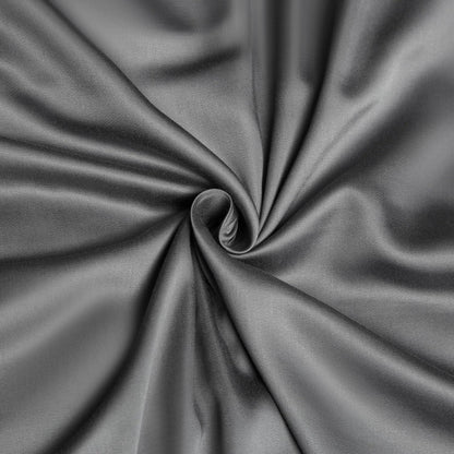 Bambus Bettwäsche Set 200x220 cm Grau | Atmungsaktiv & Kühlend