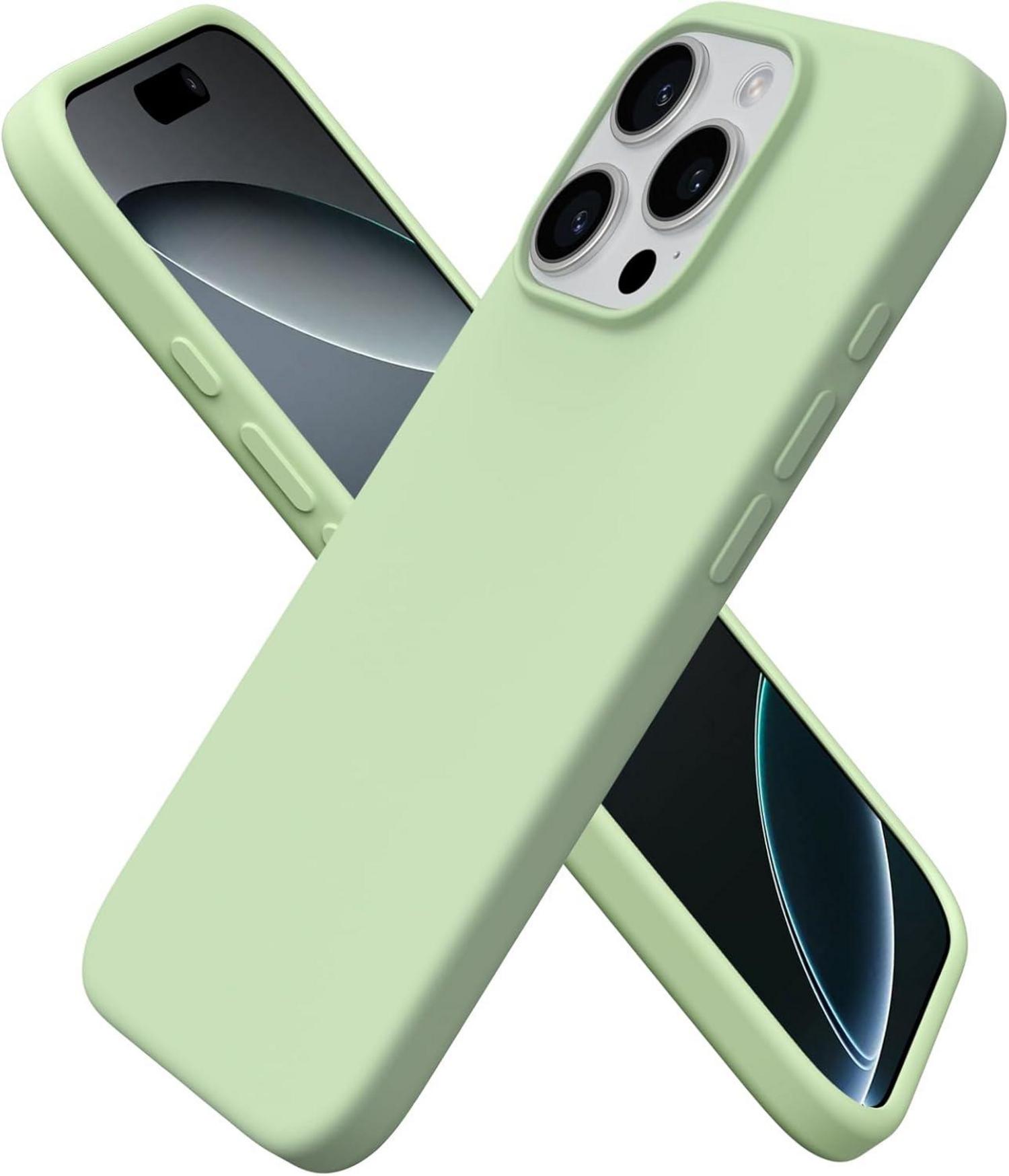 iPhone 16 Pro Silikon Hülle 6,3 Zoll - Kratzfeste stoßfeste