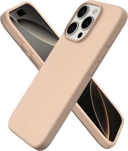 iPhone 16 Pro Hülle Silikon flüssig Stoßfest Kratzfest