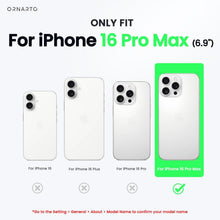 ORNARTO iPhone 16 Pro Max Hülle flüssiges Silikon