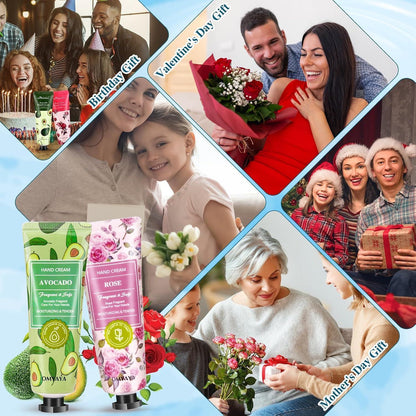 Handcreme Geschenkset Damen - 36er Set mit 9 Düften