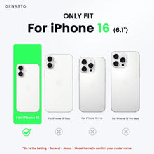 ORNARTO iPhone 16 Hülle Kameraschutz 2 Schutzfolien Silikon