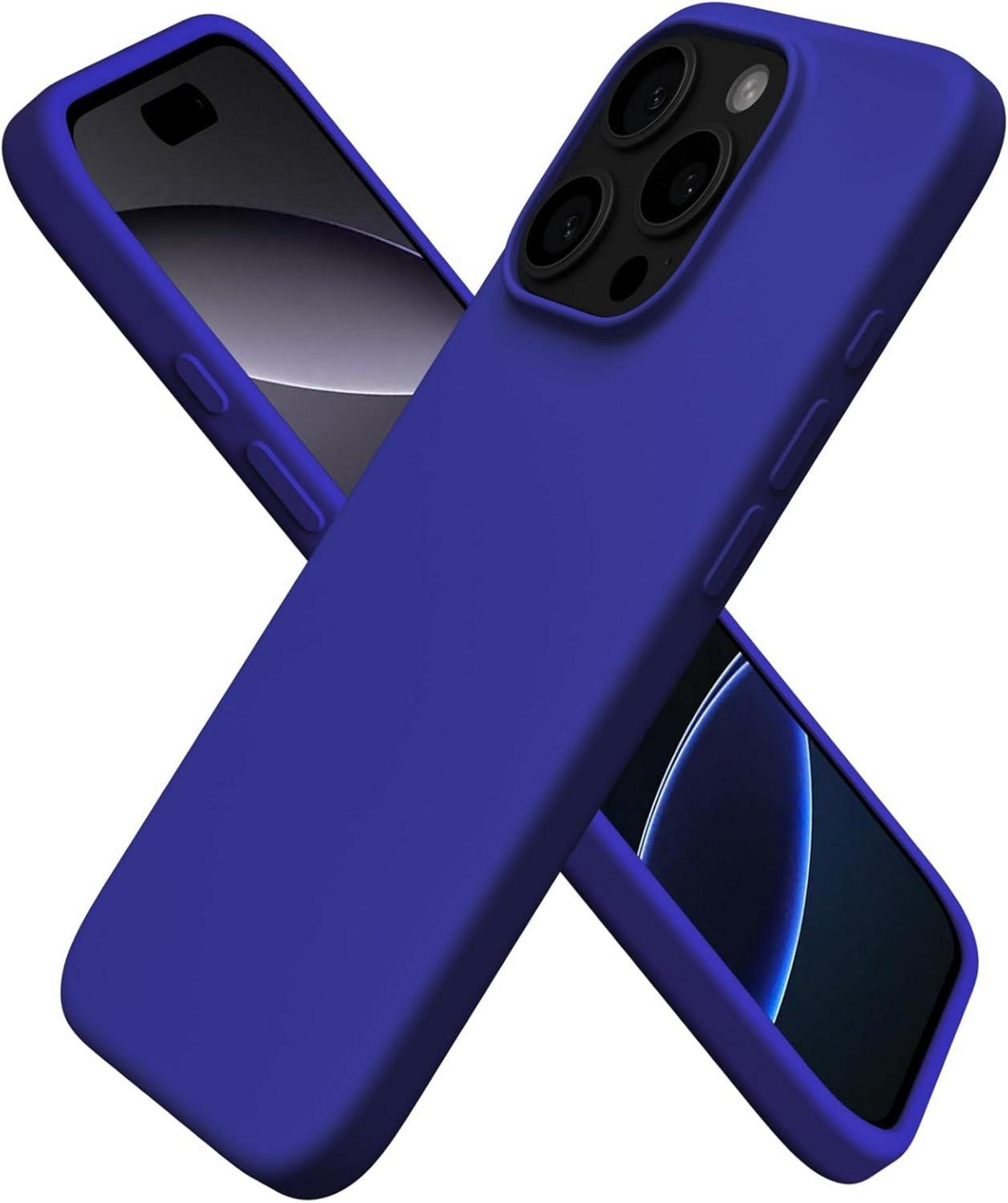 iPhone 16 Pro Silikonhülle flüssiges Silikon Kratzfest 6,3 Zoll