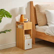 IBUYKE Nachttisch 2er Set Schmal mit Schublade 2 offene