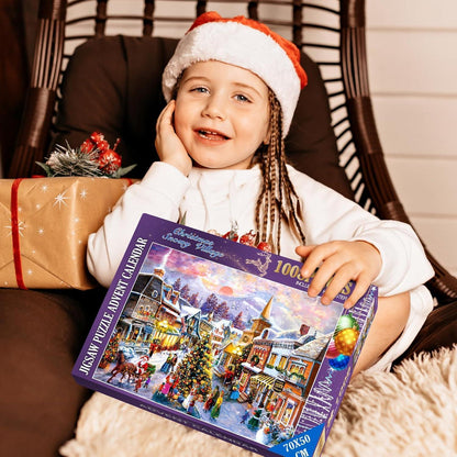 Adventskalender 2024 Vintage Puzzle Weihnachten Dekoration