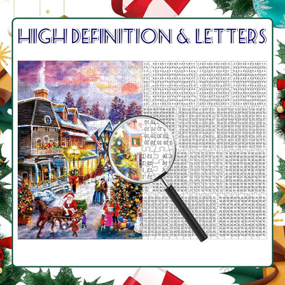 Adventskalender 2024 Vintage Puzzle Weihnachten Dekoration