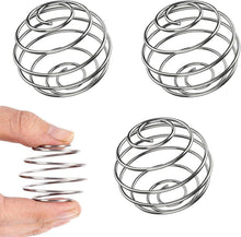 Edelstahl Protein Shaker Ball Blender 3er Set 48mm