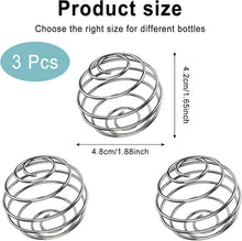 3er Set Edelstahl Protein Shaker Kugeln Mixer für Getränke