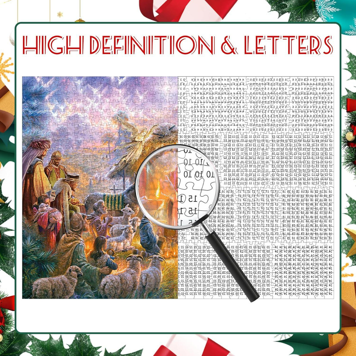 Adventskalender 2024 Nativity Puzzle 1008 Teile Weihnachten Erwachsene