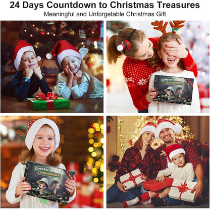 Adventskalender Kristalle für Kinder 24 Natürliche