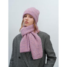 Wintermützen & Schal Set Damen Herren Hellrosa