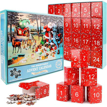 Adventskalender 2024 Weihnachtspuzzle 1008 Teile