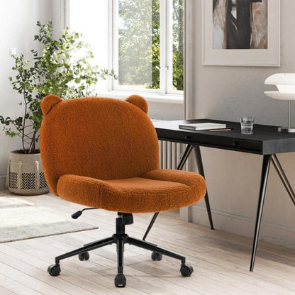 Ergonomischer Bürostuhl ohne Armlehnen, Schreibtischstuhl
