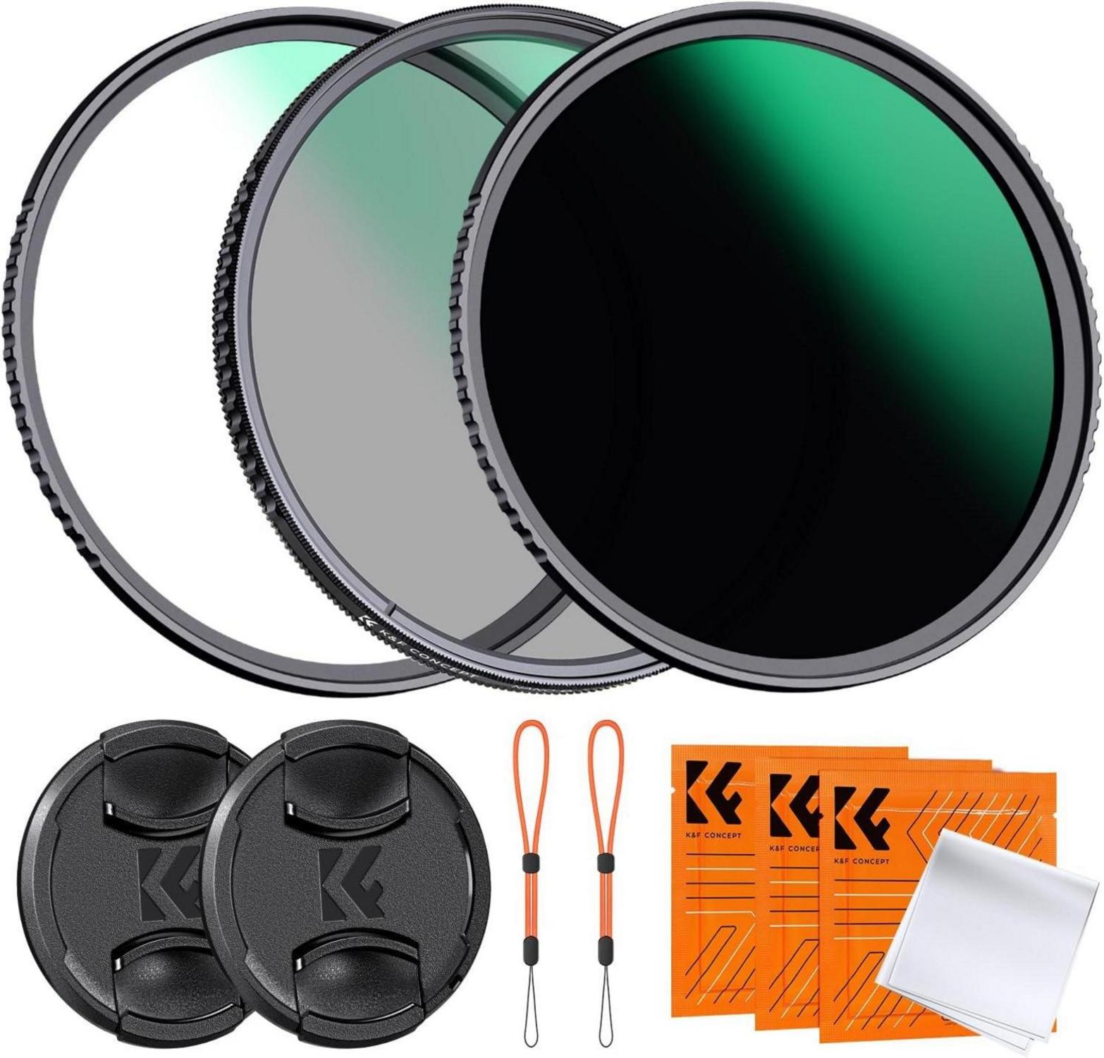 49mm Filterset Polfilter + UV Filter + ND1000 Filter Nano D-Serie
