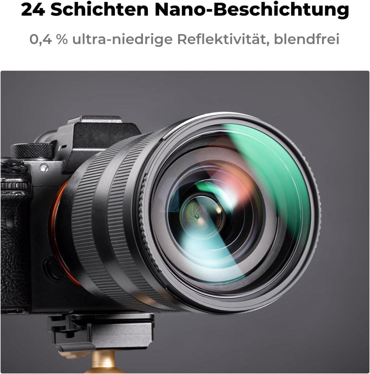 49mm Filterset Polfilter + UV Filter + ND1000 Filter Nano D-Serie