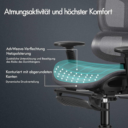 ALFORDSON Ergonomischer Bürostuhl mit