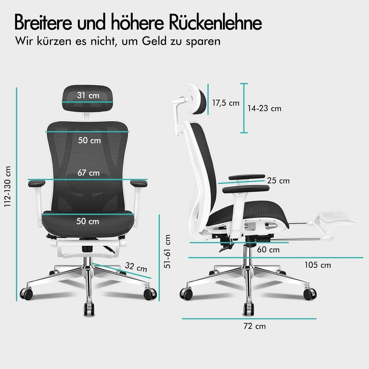 Ergonomischer Bürostuhl mit