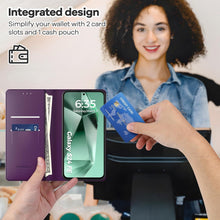 Peakally Samsung Galaxy S24 FE 5G Hülle - PU Leder