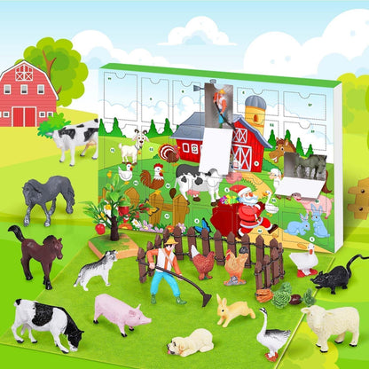 iZoeL Adventskalender 2024 Bauerhof Tiere 3-10 Jahre Kinder