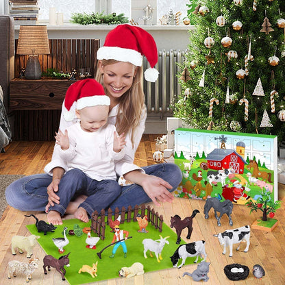 iZoeL Adventskalender 2024 Bauerhof Tiere 3-10 Jahre Kinder