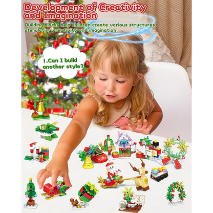 Adventskalender 2024 Kinder Bausteine Weihnachten Jungen