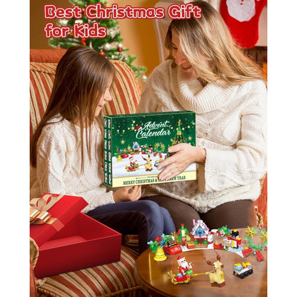 Adventskalender 2024 Kinder Bausteine Weihnachten Jungen