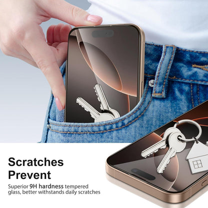 SPARIN iPhone 16 Pro Max Panzer Schutzglas 3D Folie 6.9 Zoll Blasenfrei Staubfrei