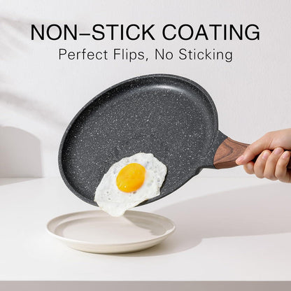 Antihaft Crêpepfanne 30cm mit Teigverteiler Induktion geeignet