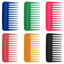 Lockenkamm Haarkamm mit breiten Zähnen für lockiges Haar - 6er Set