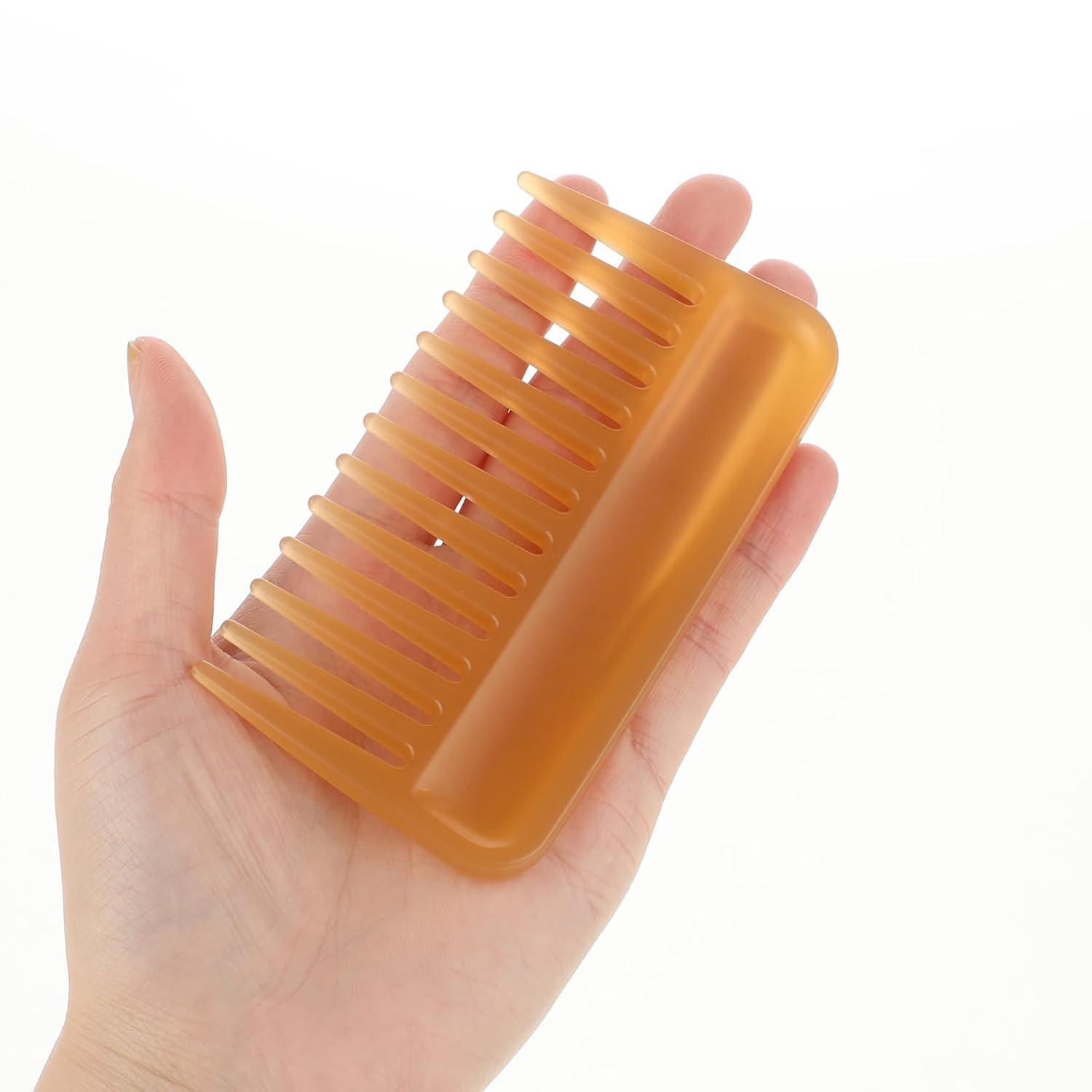 Lockenkamm Haarkamm mit breiten Zähnen für lockiges Haar - 6er Set