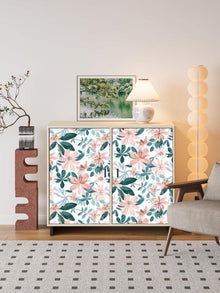Selbstklebende Tapete Floral Blätter Wanddeko B 44x1000cm