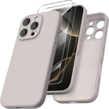 iPhone 16 Pro Hülle Silikon Kameraschutz 2 Schutzfolien 6.3 Zoll