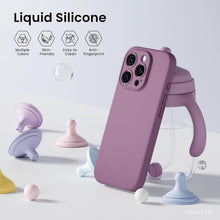 iPhone 16 Pro Hülle Silikon Kameraschutz Schutzfolien - Lila