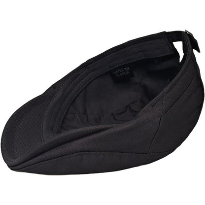 Herren Schiebermütze mit Futter – Gatsby Flatcap Newsboy Cap Schwarz