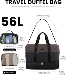 Reisetasche Weekender Herren 56L Handgepäck Sporttasche